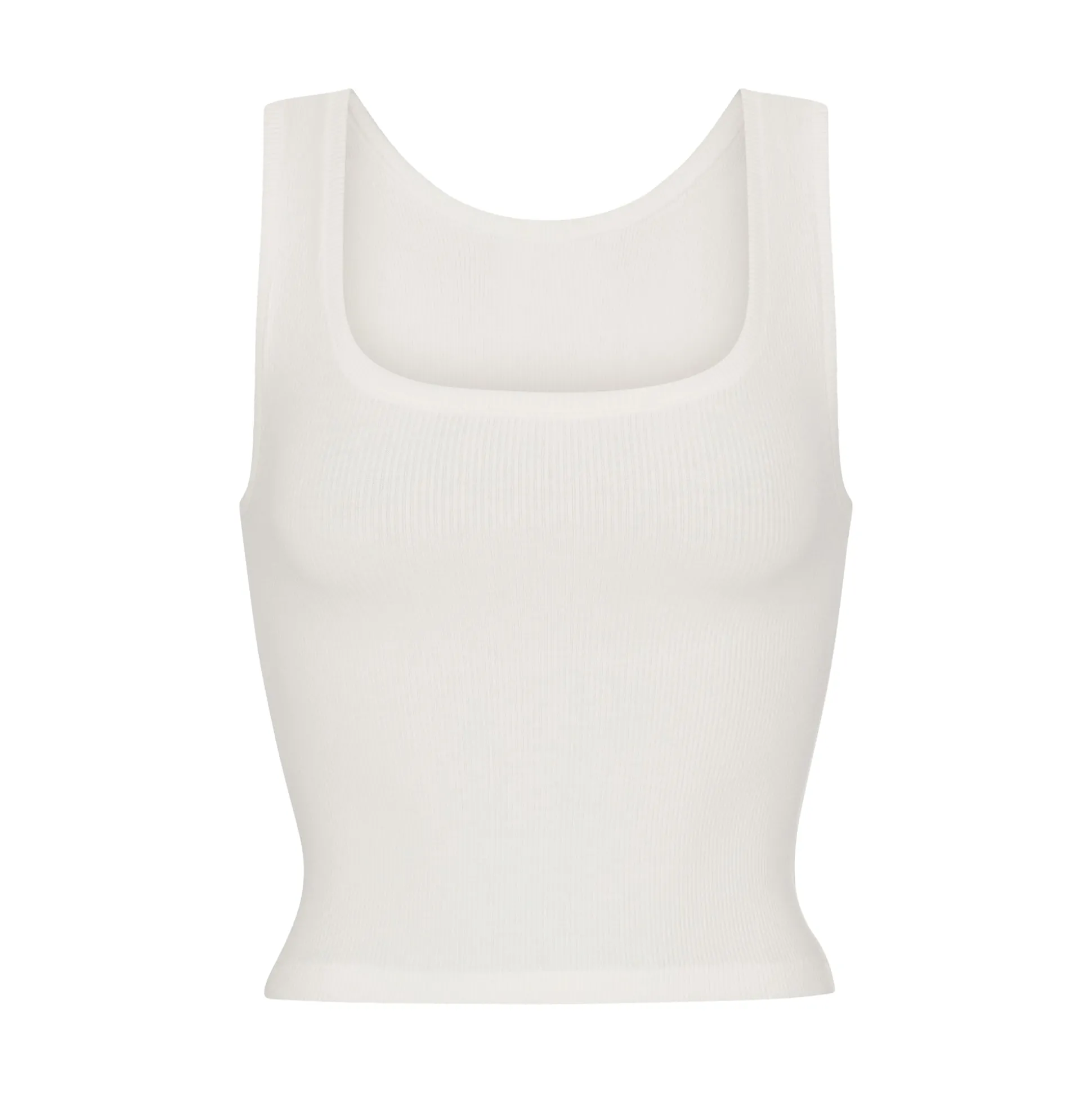 COTTON RIB TANK | MARBLE