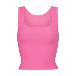 COTTON RIB TANK | SUGAR PINK