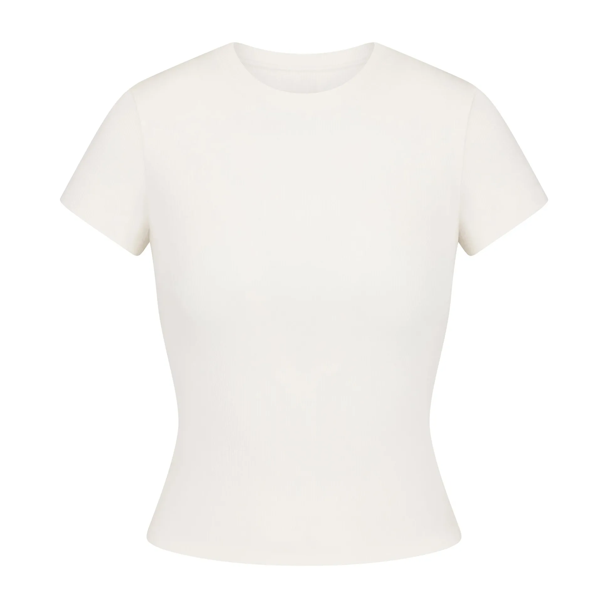 COTTON RIB T-SHIRT | MARBLE