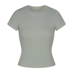 COTTON RIB T-SHIRT | MINERAL