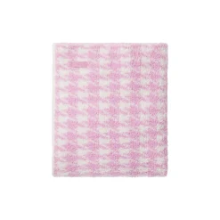 COZY KNIT BLANKET | PETAL HOUNDSTOOTH