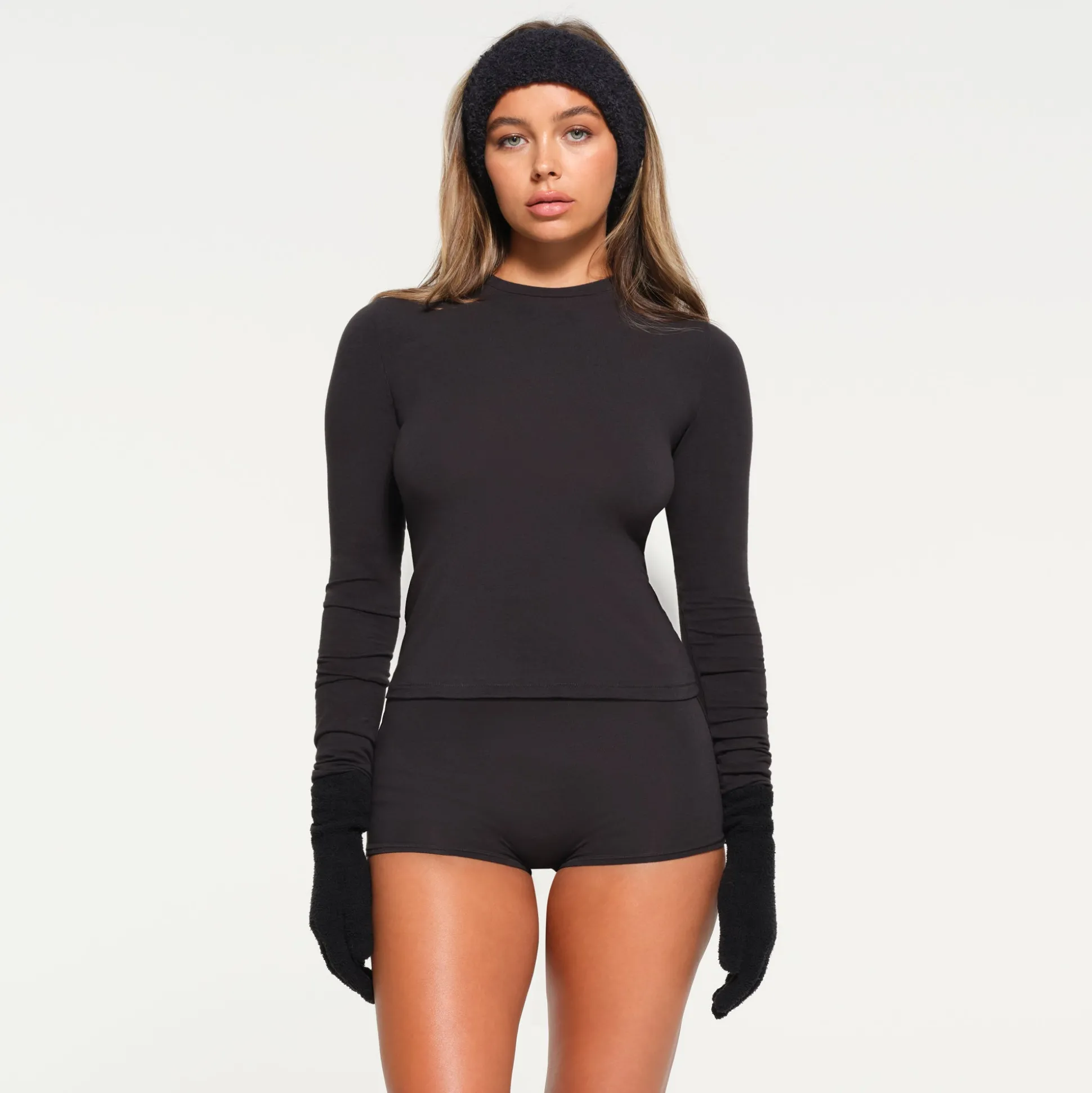COZY KNIT GLOVES | ONYX