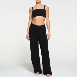 COZY KNIT STRAIGHT LEG PANT | ONYX