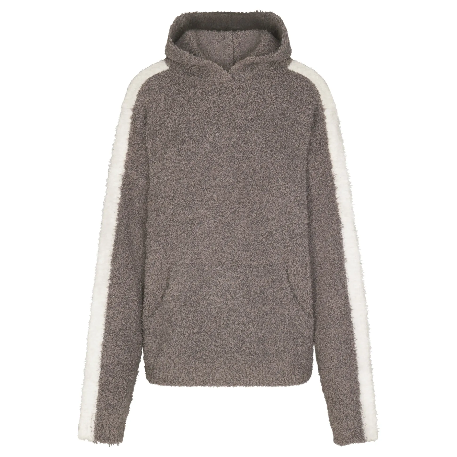 COZY KNIT UNISEX HOODIE | GREY CHALK MULTI
