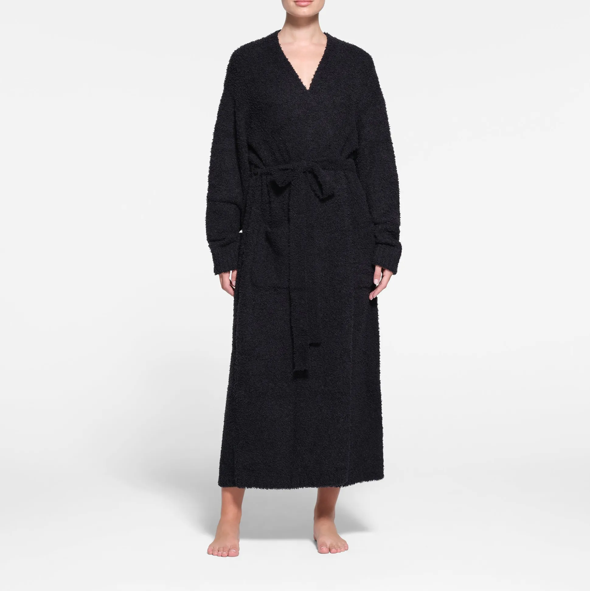 COZY KNIT UNISEX ROBE | ONYX
