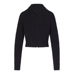 COZY KNIT ZIP UP | ONYX