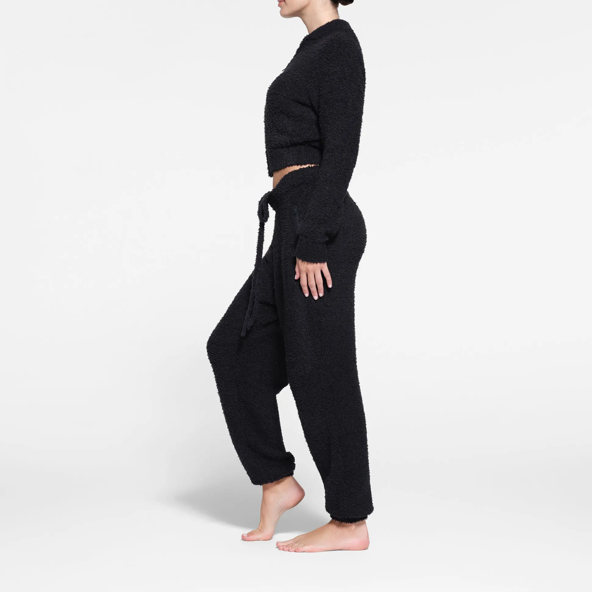 COZY KNIT ZIP UP | ONYX