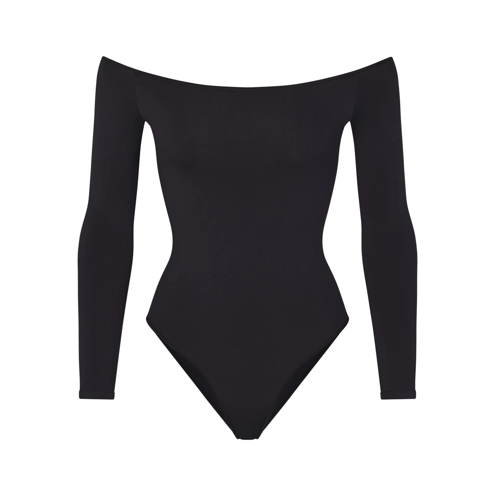 ESSENTIAL OFF THE SHOULDER BODYSUIT | ONYX