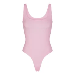 ESSENTIAL SCOOP NECK BODYSUIT | CHERRY BLOSSOM