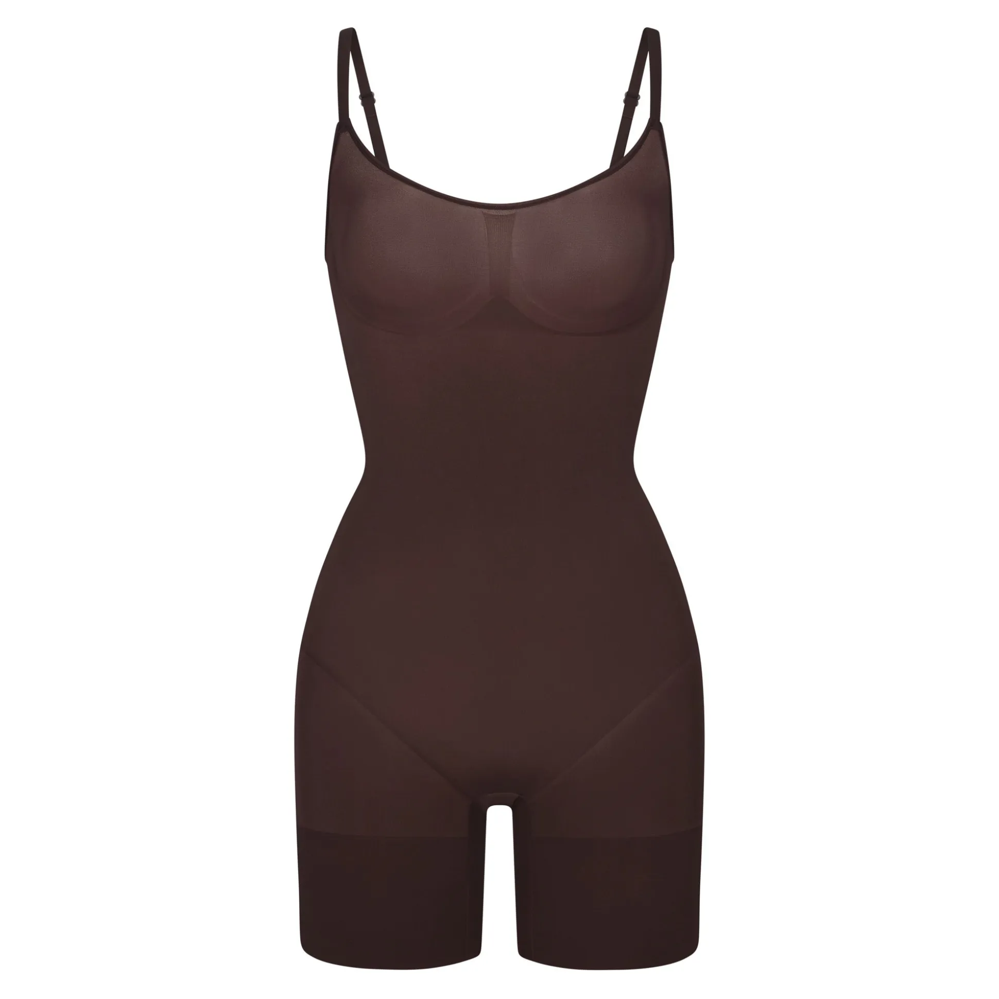 EVERYDAY SCULPT MID THIGH BODYSUIT | ESPRESSO