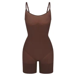 EVERYDAY SCULPT MID THIGH BODYSUIT | COCOA