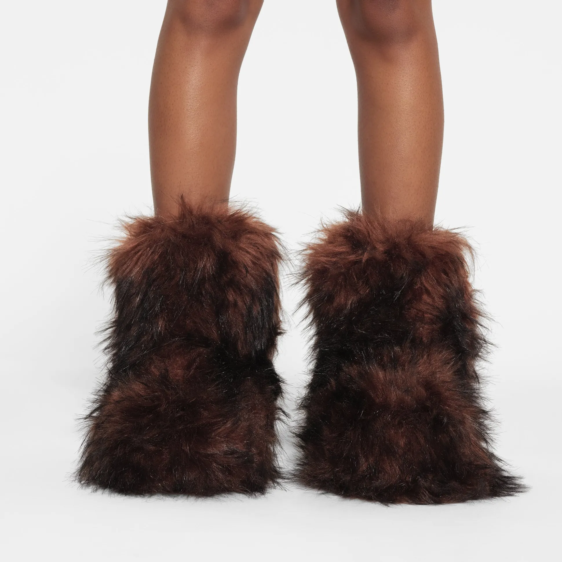 FAUX FUR BOOT | COCOA