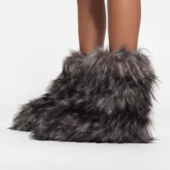 FAUX FUR BOOT | GREY