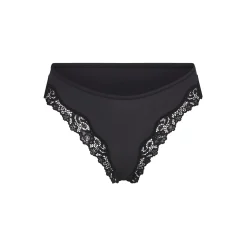 FITS EVERYBODY CORDED LACE TANGA | ONYX