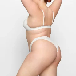FITS EVERYBODY CORDED LACE TANGA | MARBLE