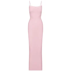 FITS EVERYBODY CORDED LACE LONG SLIP DRESS | CHERRY BLOSSOM