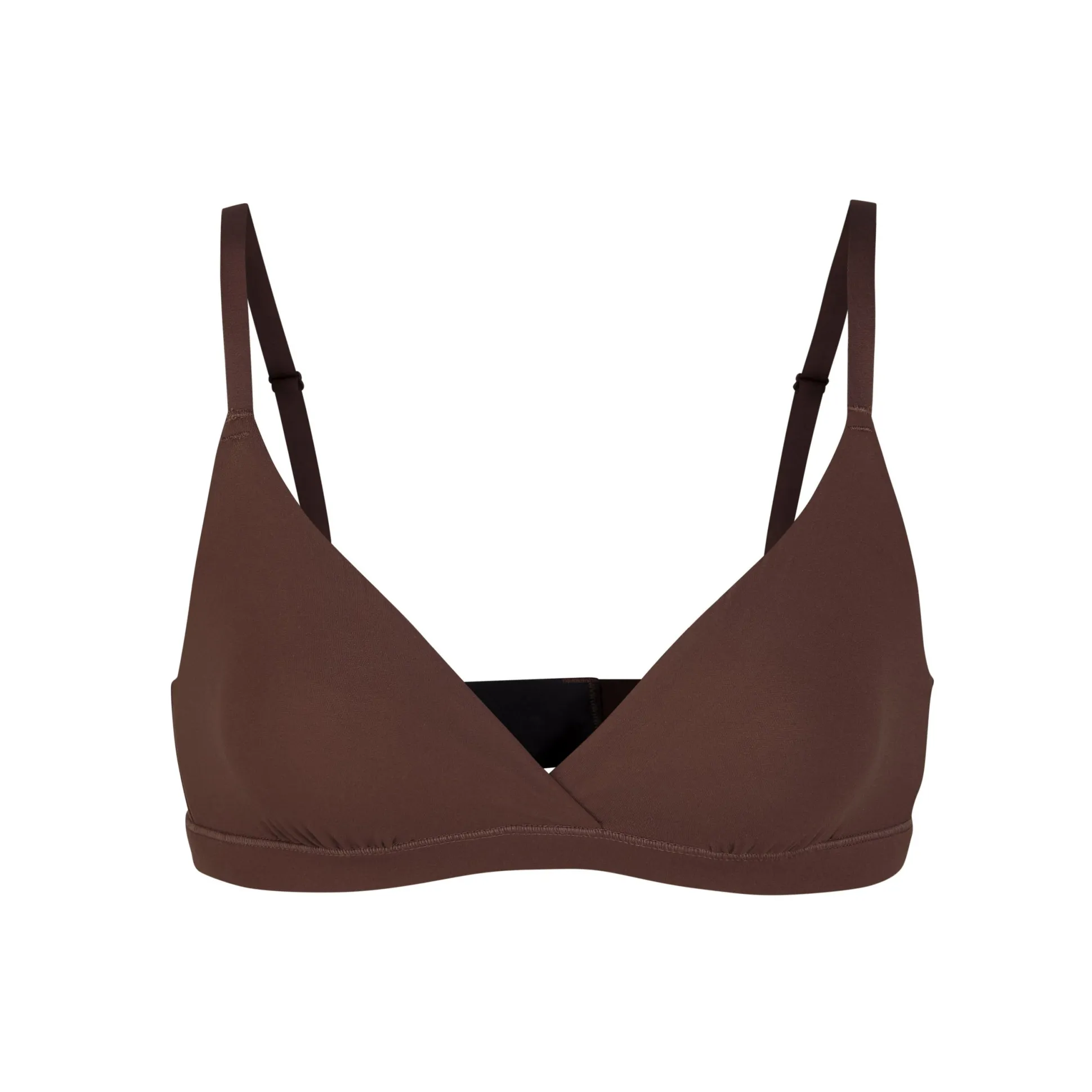 FITS EVERYBODY CROSSOVER BRALETTE | COCOA