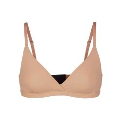 FITS EVERYBODY CROSSOVER BRALETTE | OCHRE