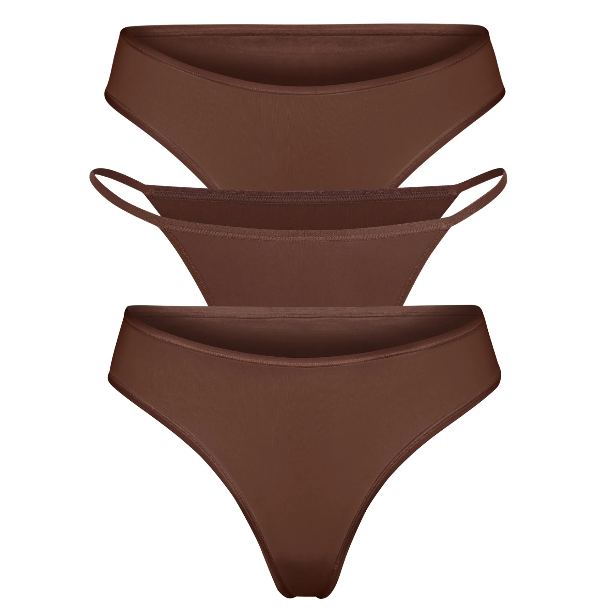 FITS EVERYBODY ESSENTIALS 3-PACK | COCOA
