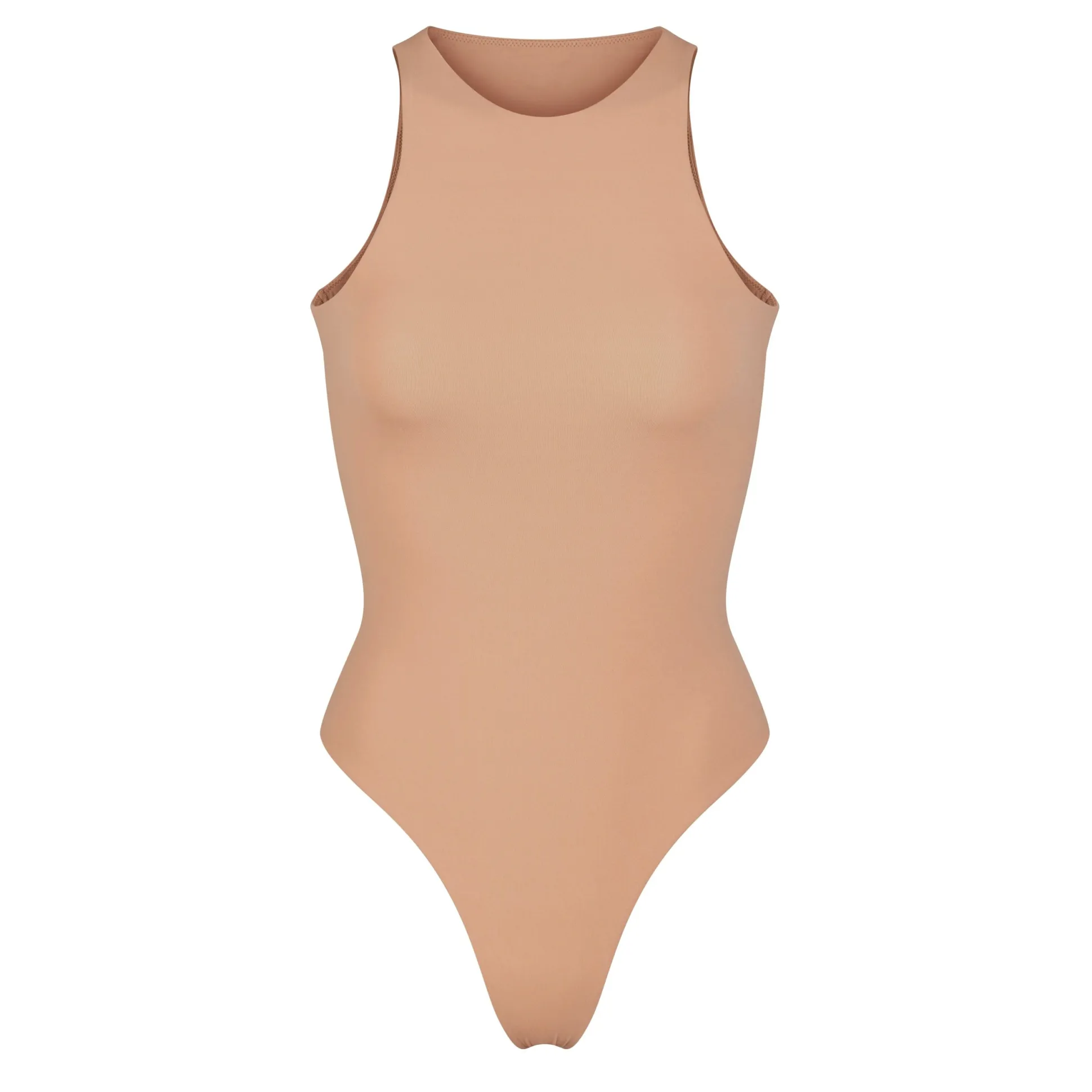 FITS EVERYBODY HIGH NECK BODYSUIT | OCHRE