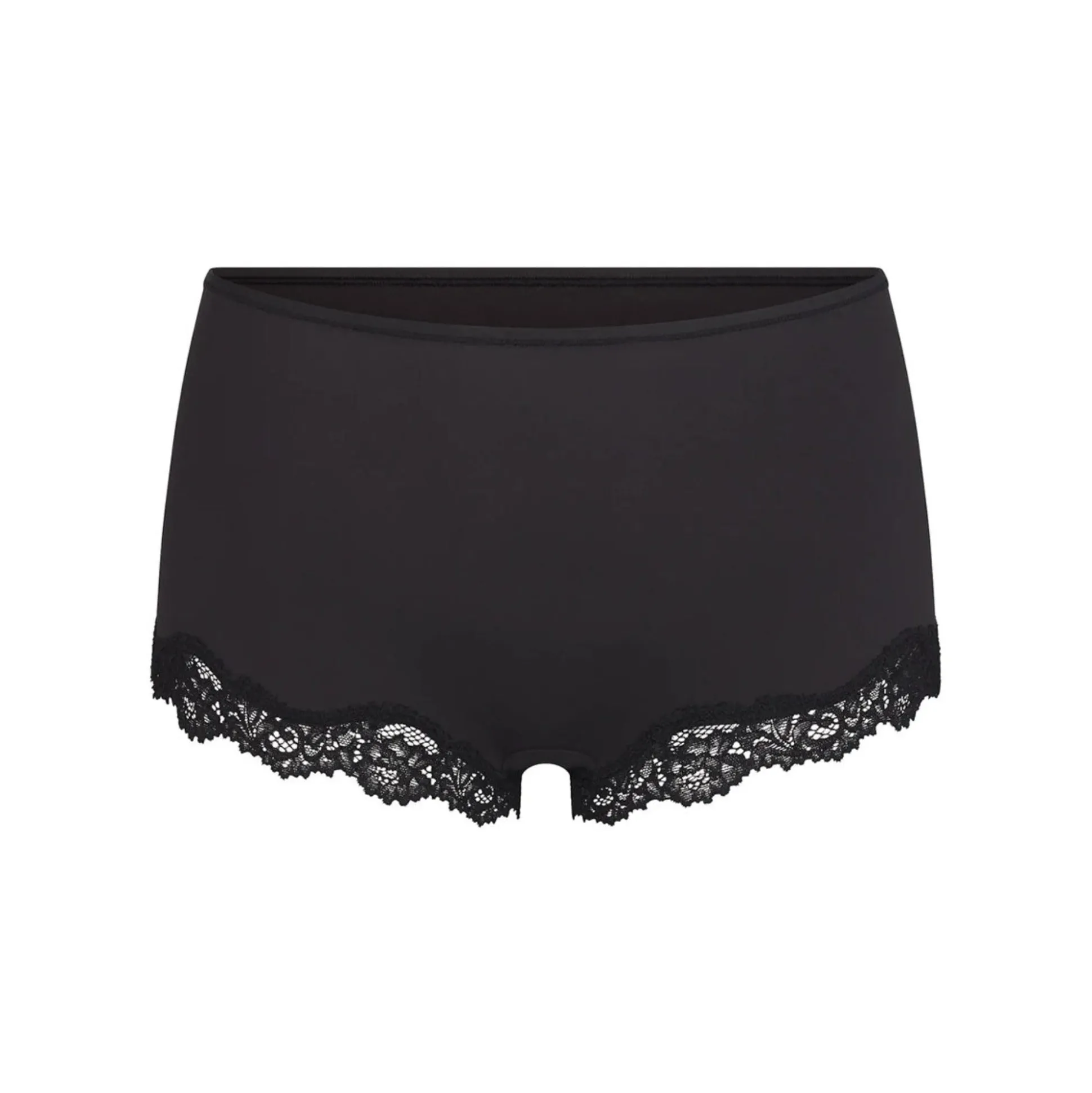 FITS EVERYBODY LACE BOY SHORT | ONYX