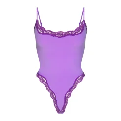 FITS EVERYBODY LACE CAMI BODYSUIT | ULTRA VIOLET TONAL