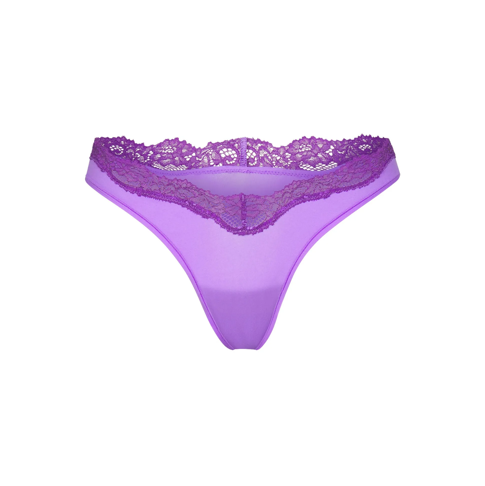 FITS EVERYBODY LACE DIPPED THONG | ULTRA VIOLET TONAL