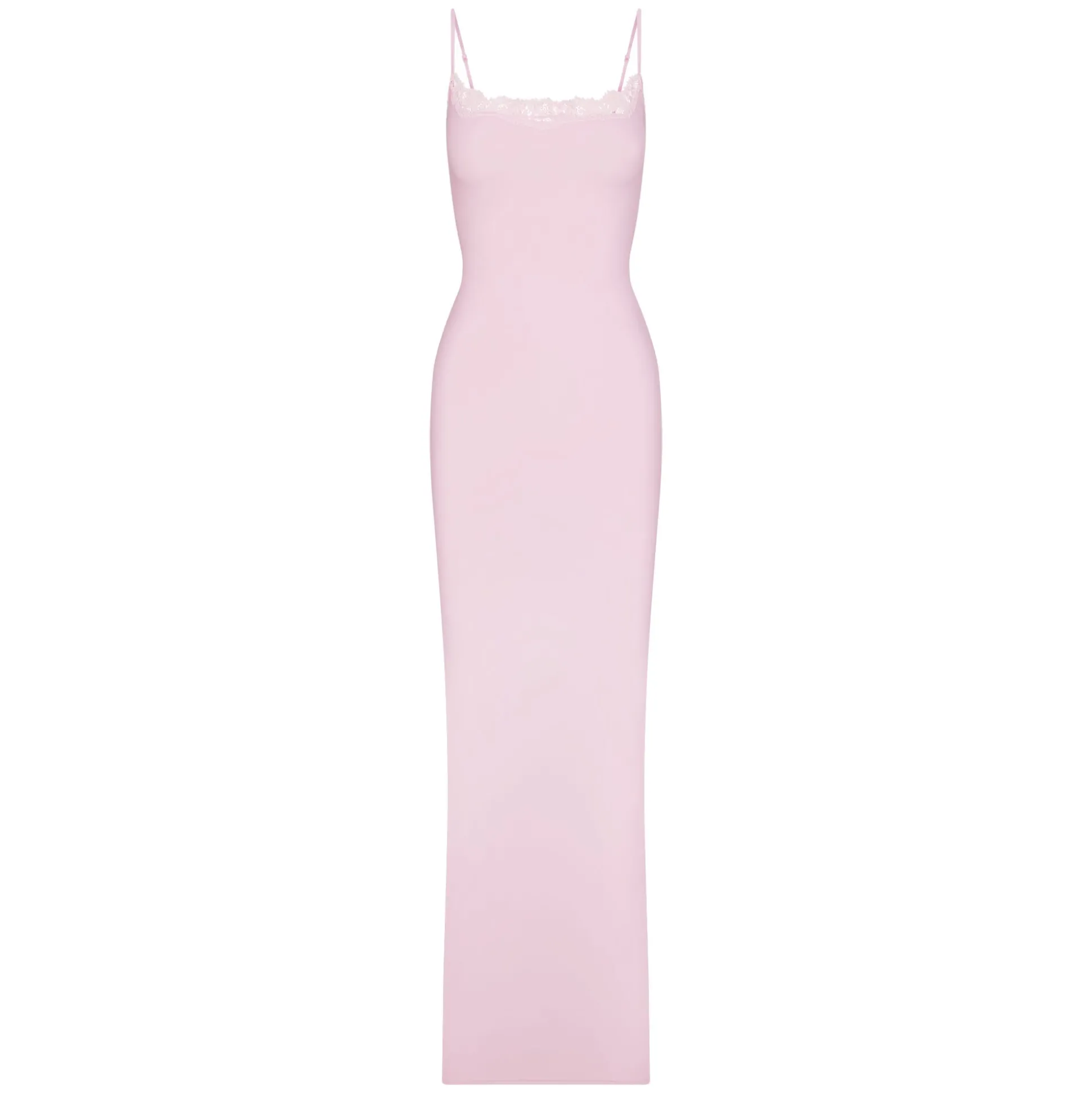 FITS EVERYBODY LACE LONG SLIP DRESS | CHERRY BLOSSOM TONAL