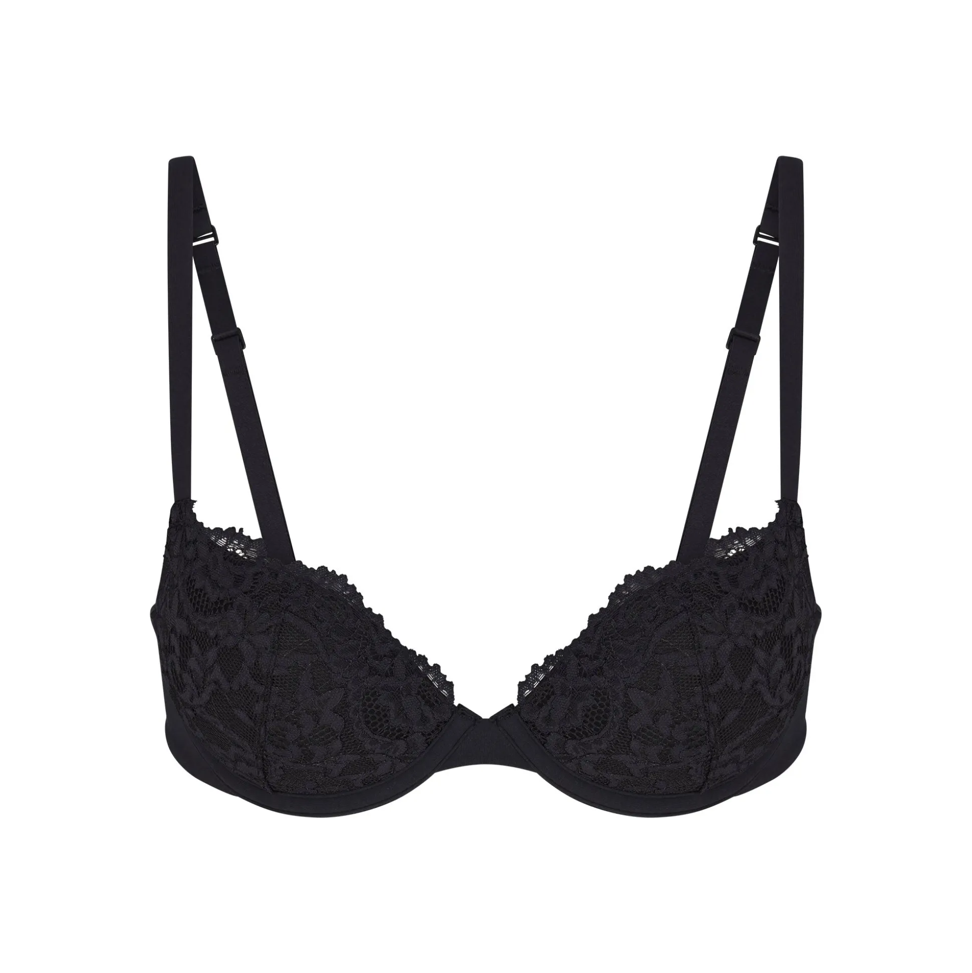 FITS EVERYBODY LACE PUSH-UP BRA | ONYX