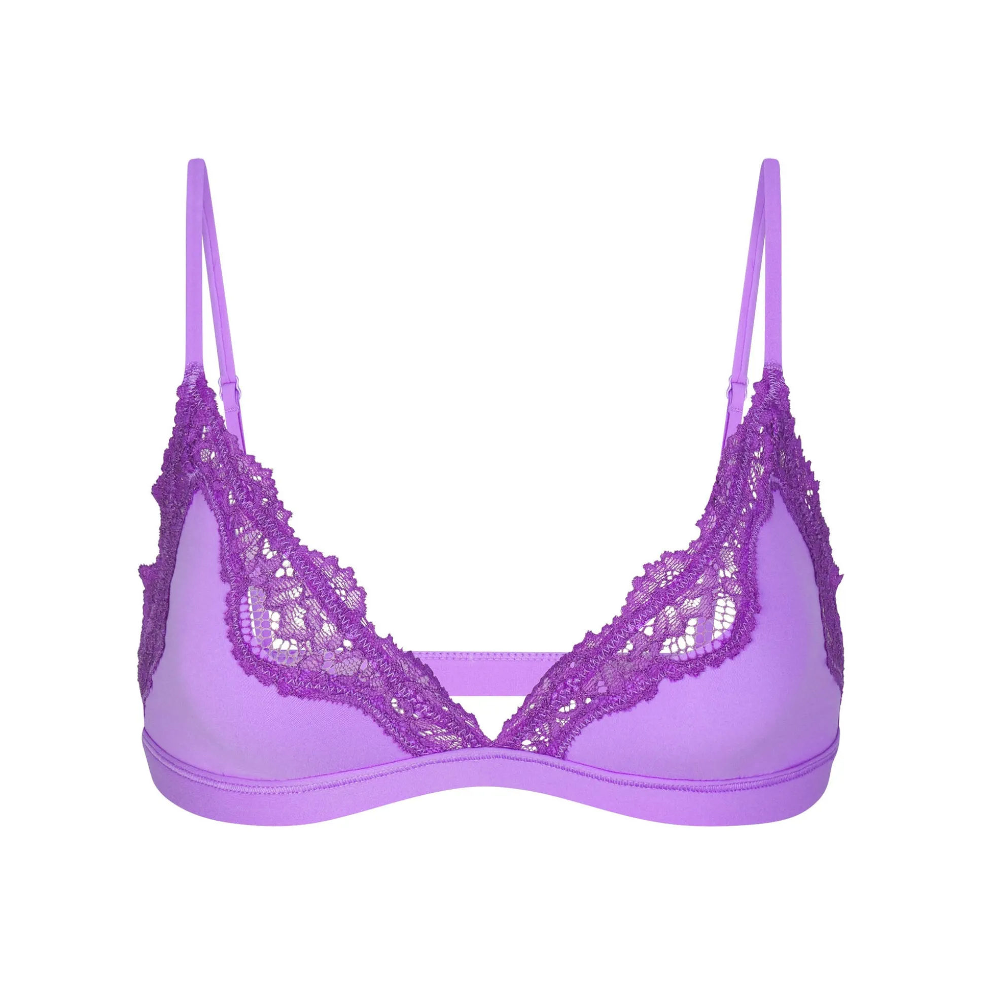 FITS EVERYBODY LACE TRIANGLE BRALETTE | ULTRA VIOLET TONAL