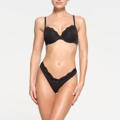 FITS EVERYBODY LACE T-SHIRT BRA | ONYX