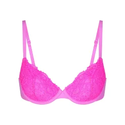 FITS EVERYBODY LACE T-SHIRT BRA | NEON PINK