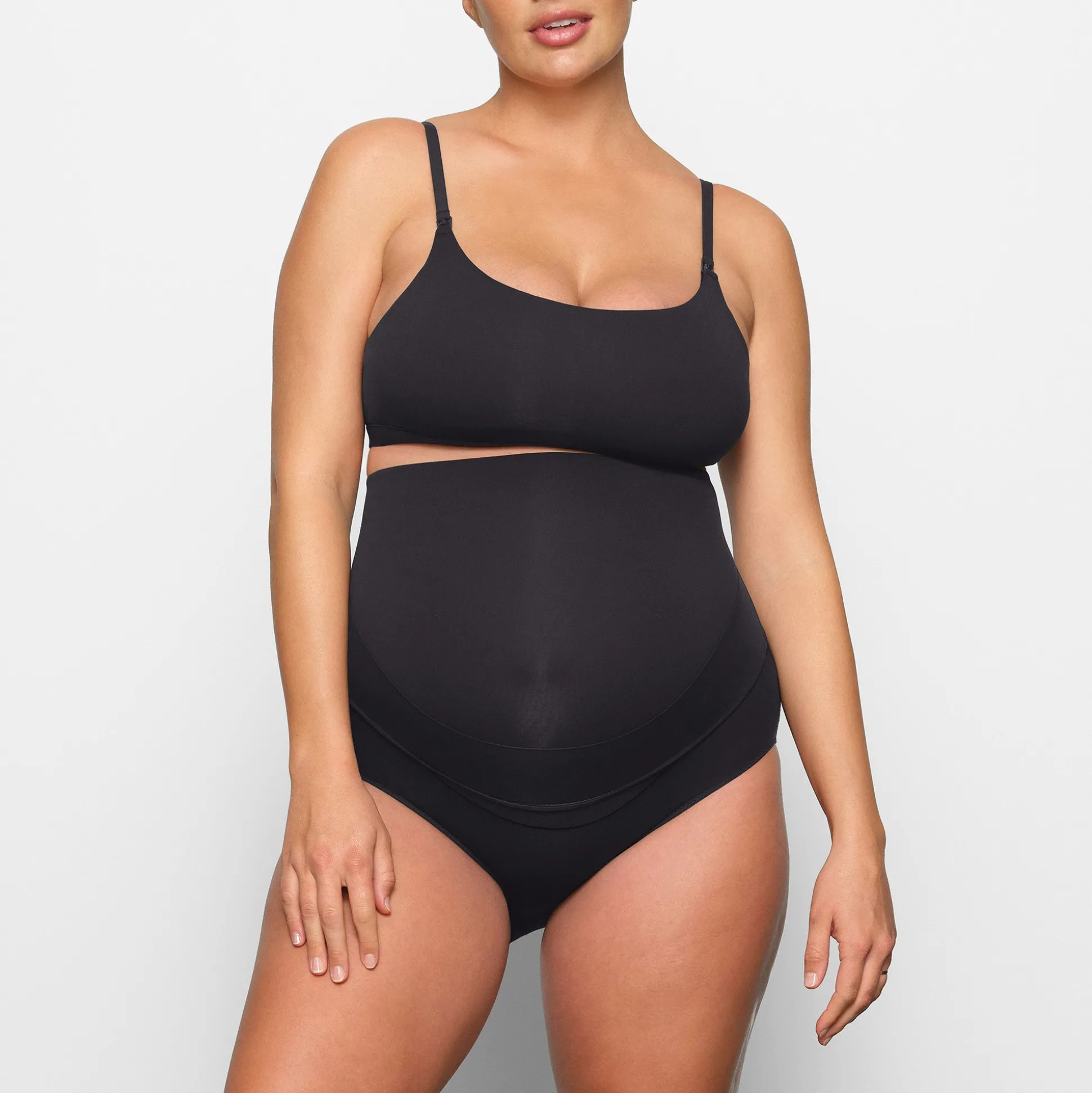 FITS EVERYBODY MATERNITY PUMPING SCOOP BRALETTE | ONYX