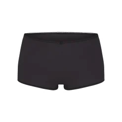FITS EVERYBODY PICOT TRIM BOY SHORT | ONYX