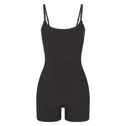 FITS EVERYBODY PICOT TRIM ONESIE | ONYX