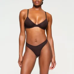 FITS EVERYBODY PLUNGE BRA | ESPRESSO