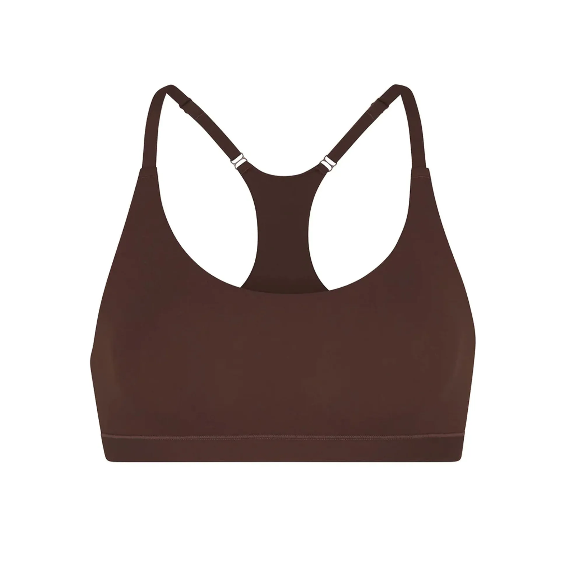 FITS EVERYBODY RACERBACK BRALETTE | COCOA