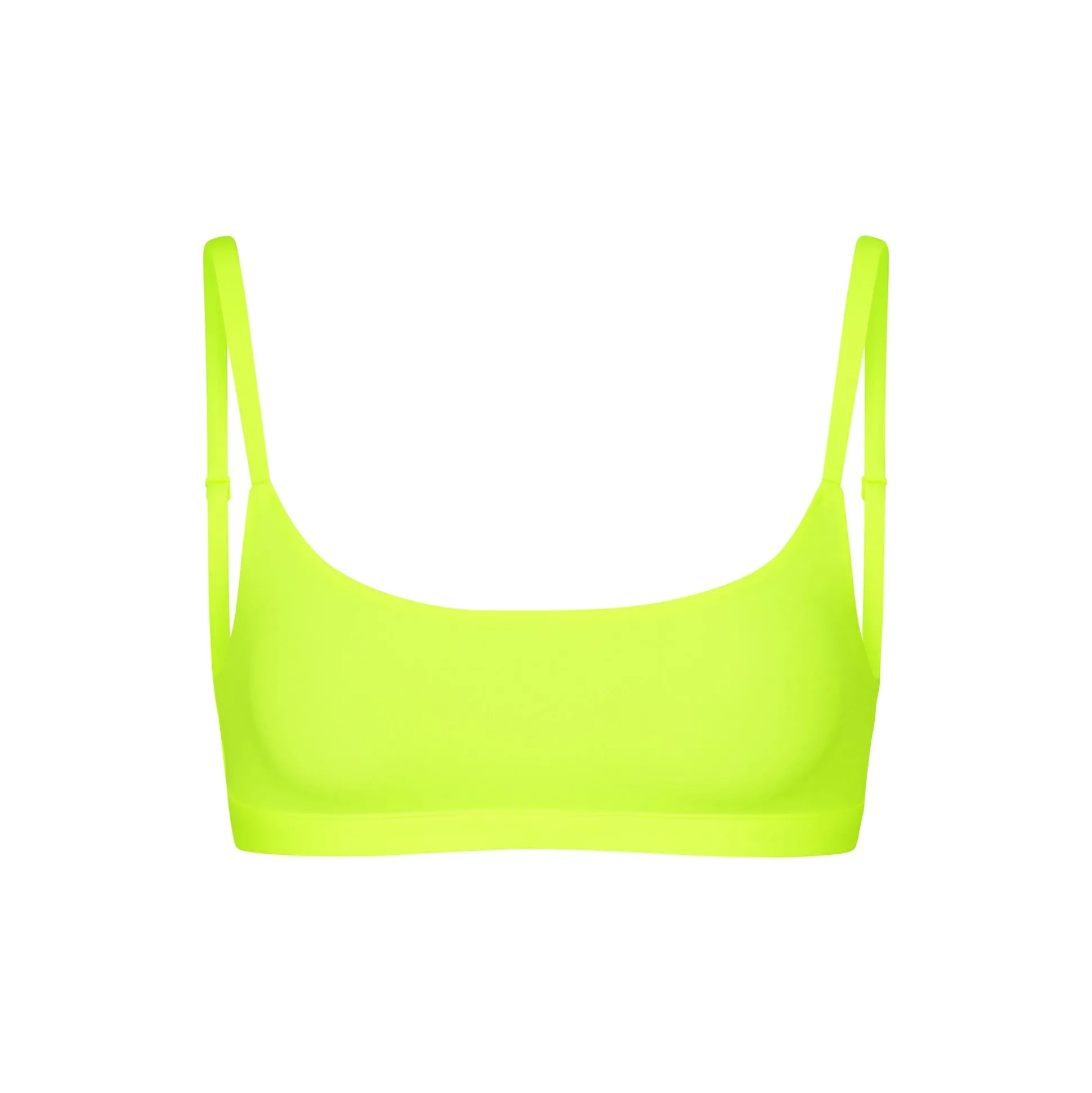 FITS EVERYBODY SCOOP BRALETTE | GREEN HIGHLIGHTER