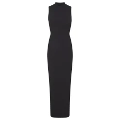 FITS EVERYBODY SLEEVELESS MOCK NECK DRESS | ONYX