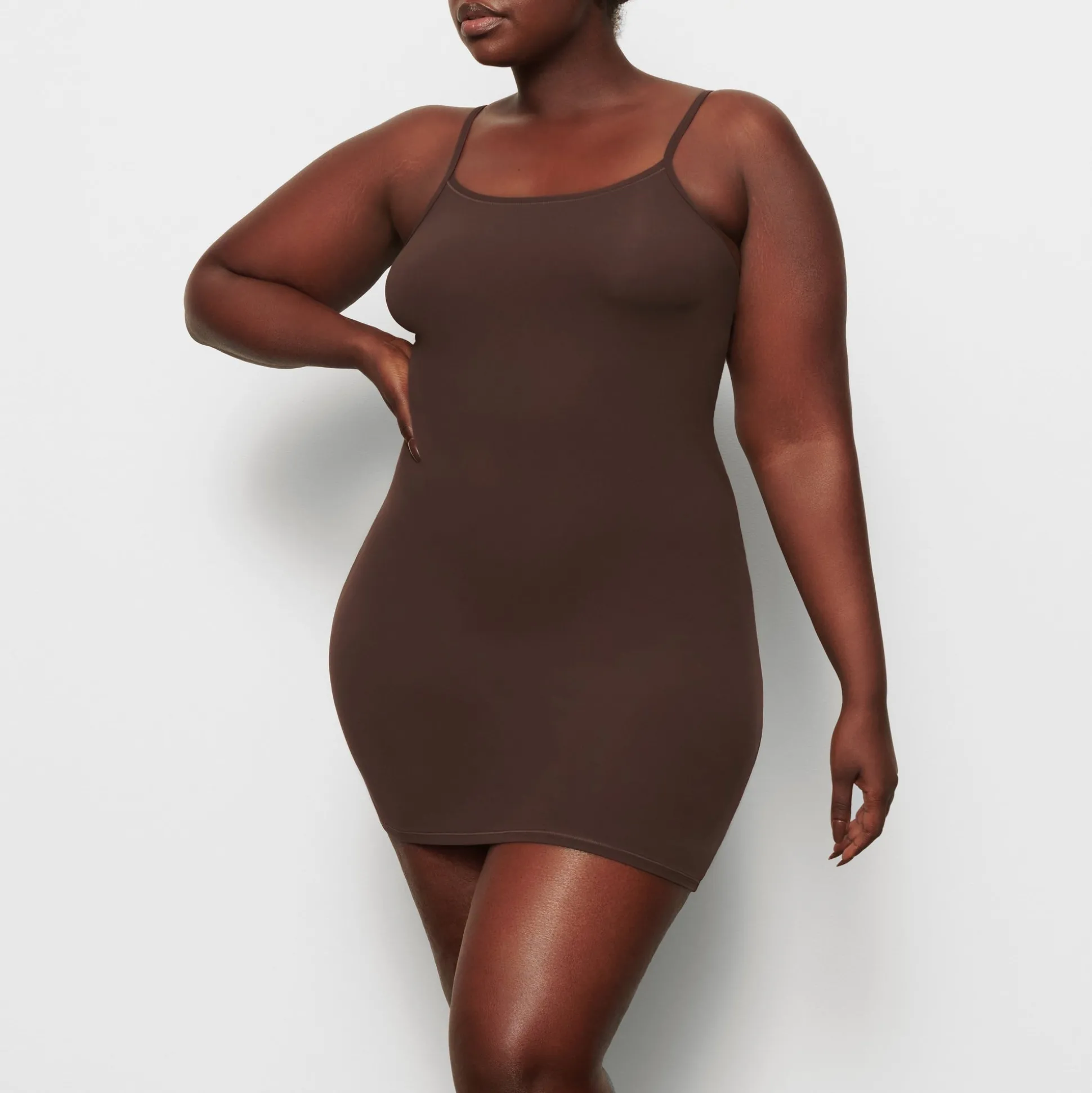 FITS EVERYBODY SLIP DRESS | COCOA