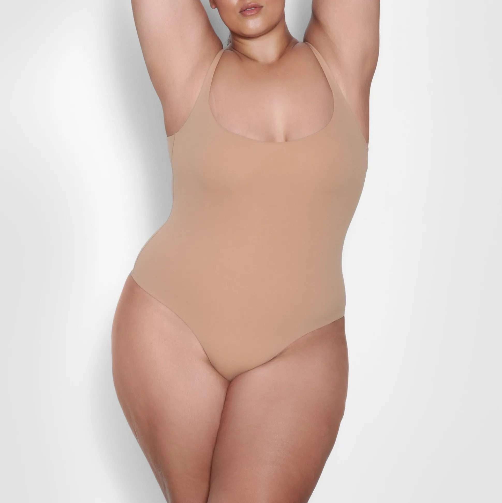 FITS EVERYBODY SQUARE NECK BODYSUIT | OCHRE