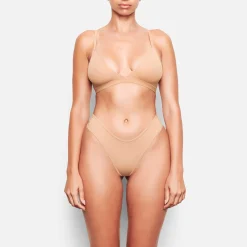 FITS EVERYBODY TRIANGLE BRALETTE | OCHRE