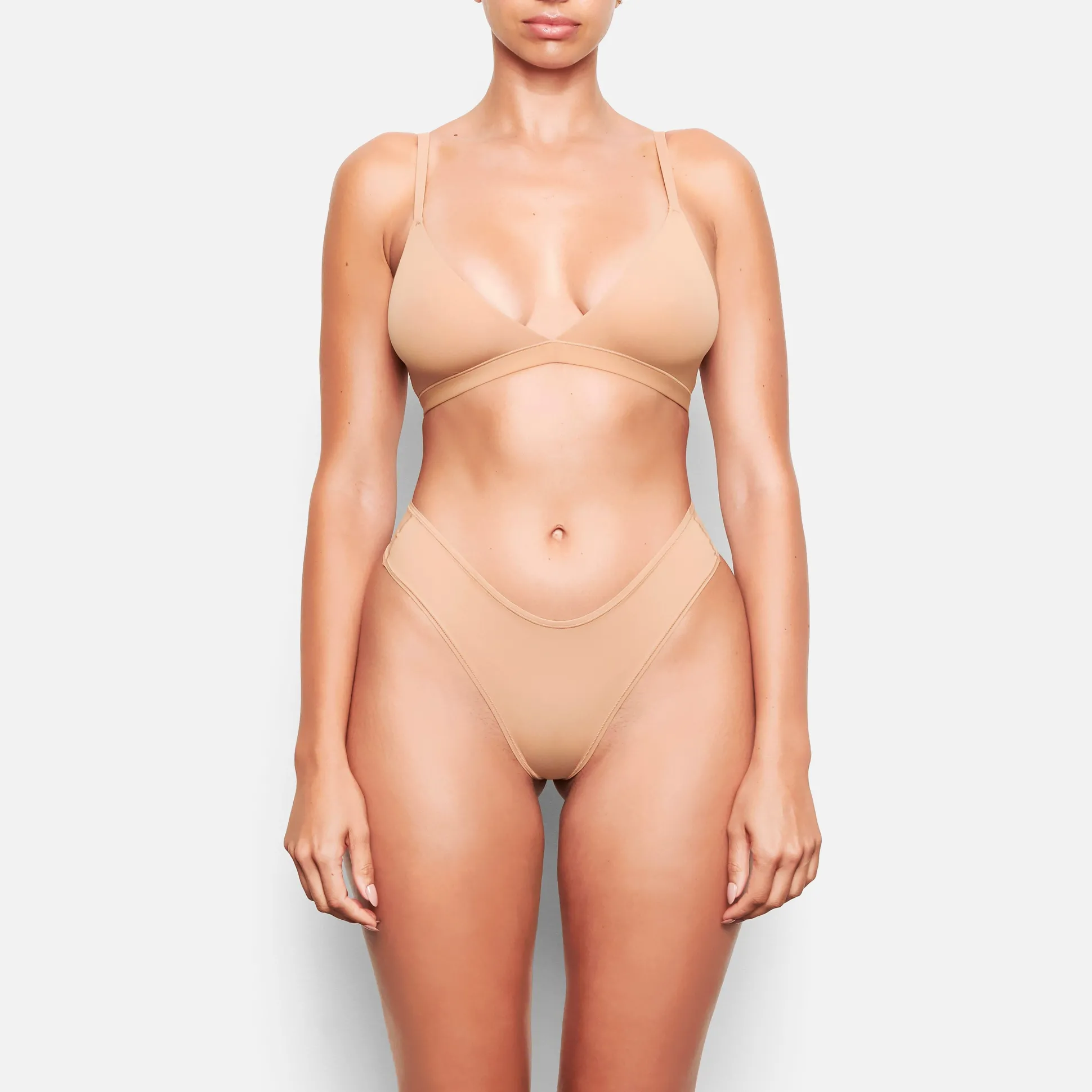 FITS EVERYBODY TRIANGLE BRALETTE | OCHRE
