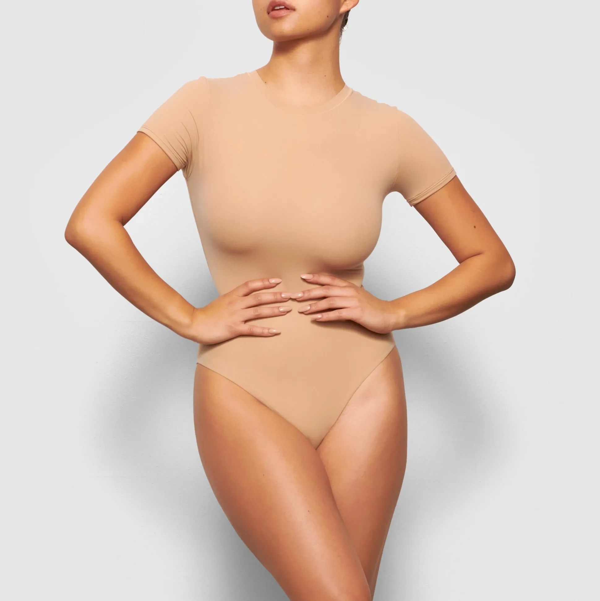 FITS EVERYBODY T-SHIRT BODYSUIT | CLAY