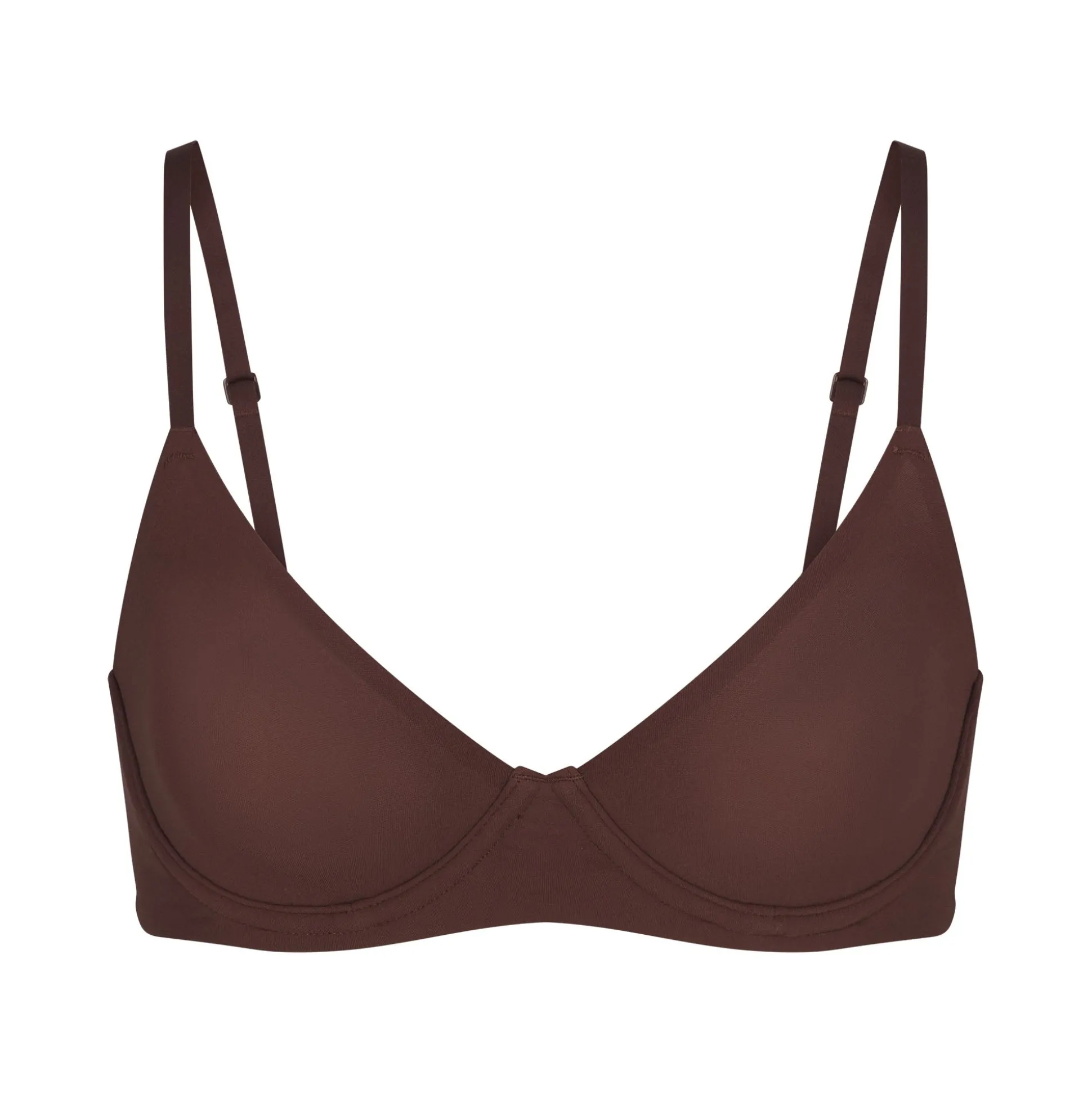 FITS EVERYBODY UNLINED DEMI BRA | COCOA