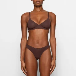 FITS EVERYBODY UNLINED DEMI BRA | COCOA