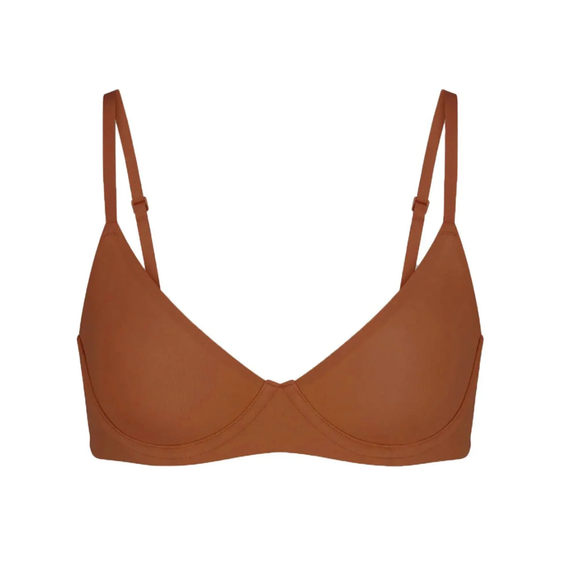 FITS EVERYBODY UNLINED DEMI BRA | BRONZE