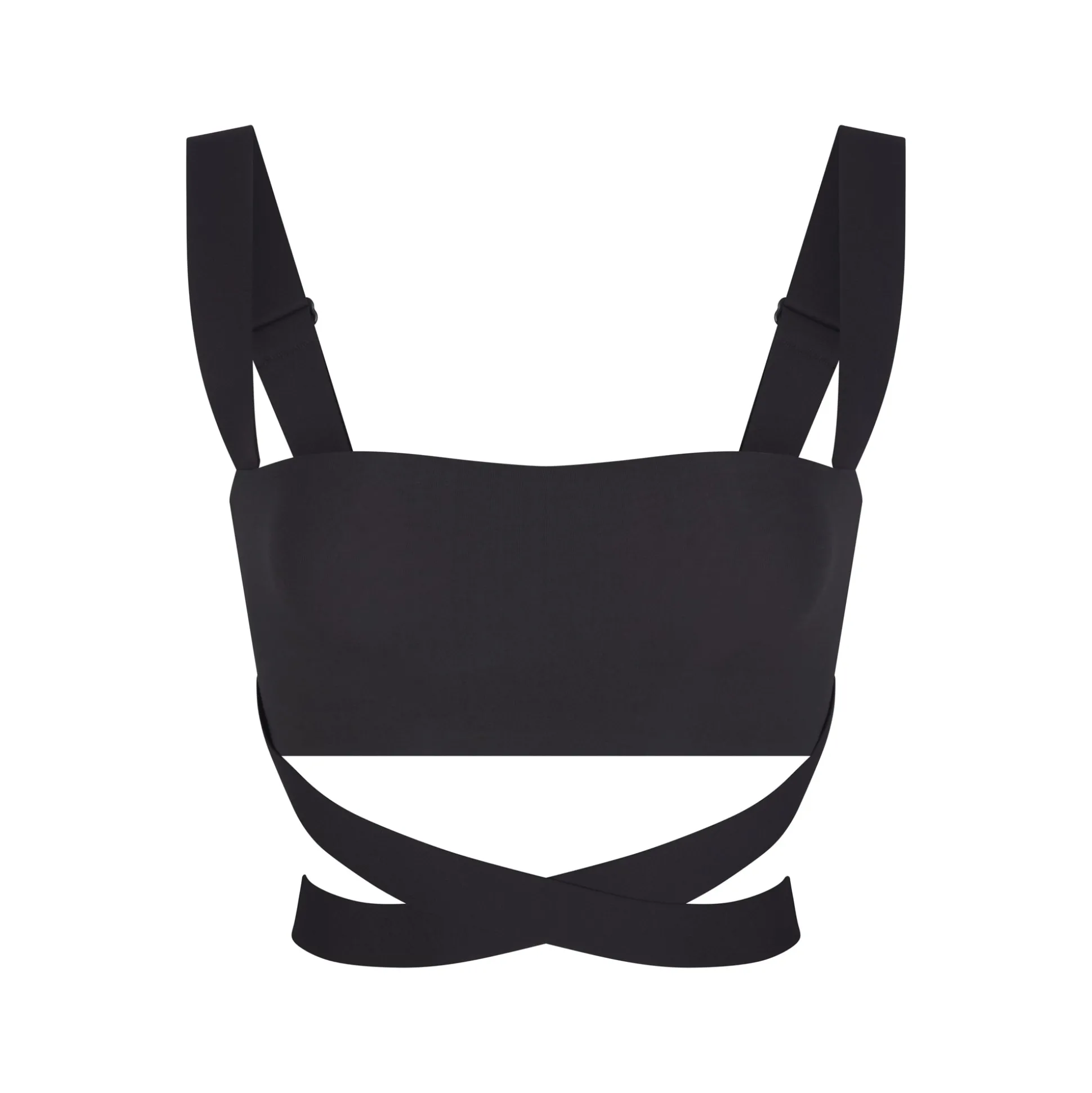 FITS EVERYBODY WRAP SUPER CROPPED TANK | ONYX
