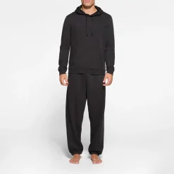 FLEECE LOUNGE MENS HOODIE | WASHED ONYX