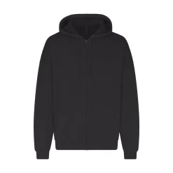 FLEECE LOUNGE MENS OVERSIZED ZIP UP HOODIE | WASHED ONYX